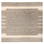 Quadratisch / Grau / 200 x 200 cm Quadratisch