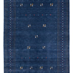 Rechteckig / Blau / 150 x 100 cm Rechteckig