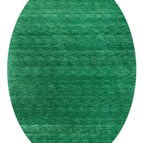 Oval / Dunkelgrün / 230 x 150 cm Oval