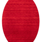 Oval / Rot / 230 x 150 cm Oval