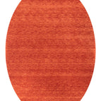 Oval / Dunkelcamel / 230 x 150 cm Oval