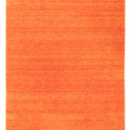 Rechteckig / Orange / 200 x 140 cm Rechteckig