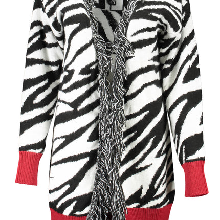GAELLE PARIS Cardigan Damen Weiß – Langarm-Strickjacke mit Stickerei | soulluna.de