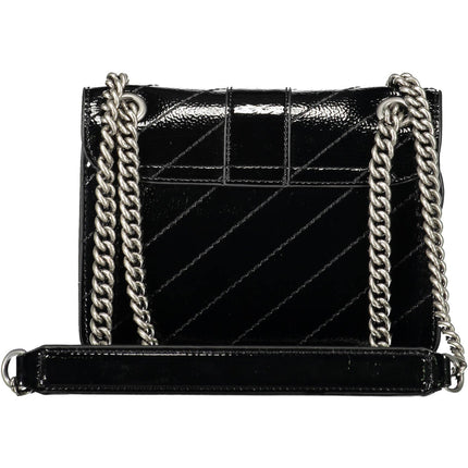 Schwarze Damenumhängertasche Gaelle Paris