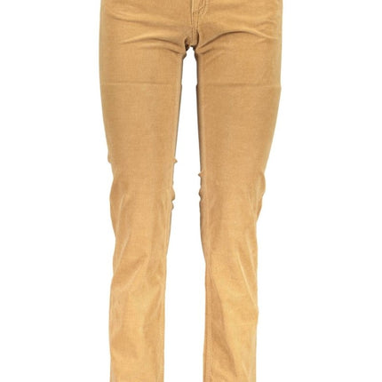 SEO. GANT Damen Hose Braun – 5-Pocket Design aus Baumwolle für Herbst/Winter - Braun Linkreich