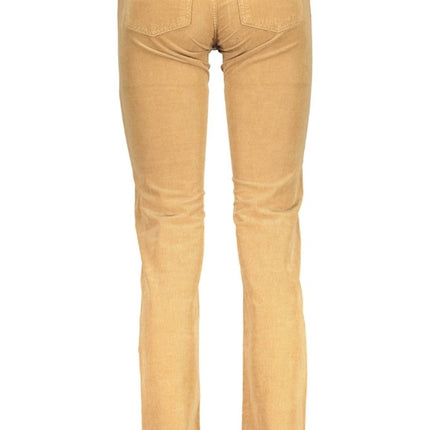 SEO. GANT Damen Hose Braun – 5-Pocket Design aus Baumwolle für Herbst/Winter - Braun Linkreich