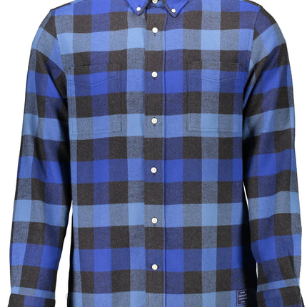 GANT Langarmhemd Herren – Blaues Button-down Hemd aus 100% Baumwolle