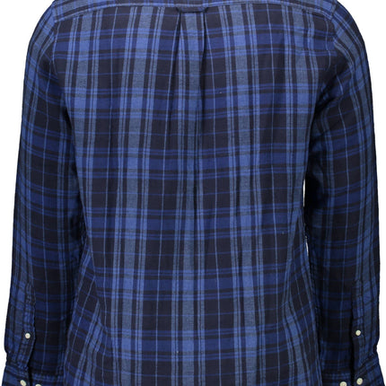 GANT Langarm-Hemd Herren – Blaues Baumwollhemd für Herbst/Winter | soulluna.de