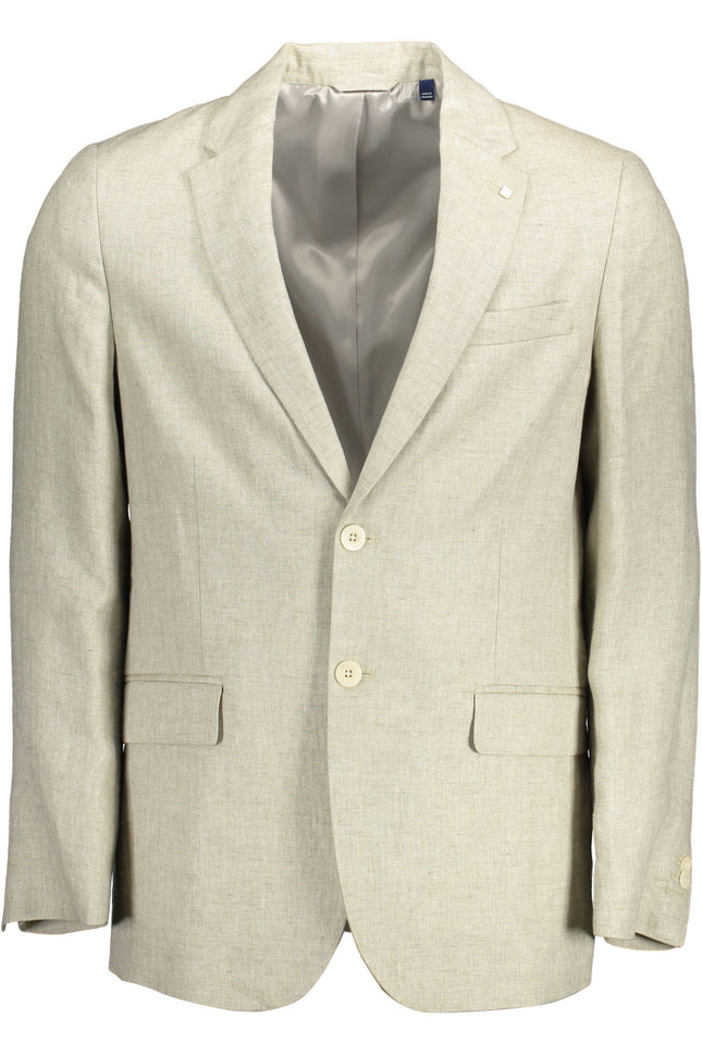 GANT Herrenjacke Beige – Klassische Leinenjacke für Frühjahr/Sommer | soulluna.de