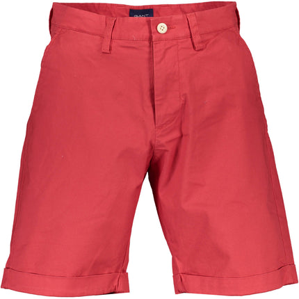 GANT Bermuda-Hose Herren – Rot aus Bio-Baumwolle | Sommerhose