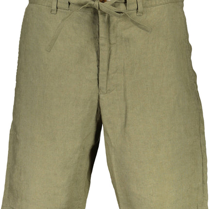 GANT Bermuda-Hose Herren – Grüne Leinen-Shorts für Sommer | soulluna.de