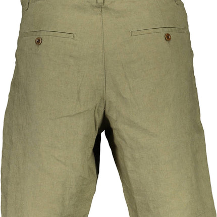 GANT Bermuda-Hose Herren – Grüne Leinen-Shorts für Sommer | soulluna.de