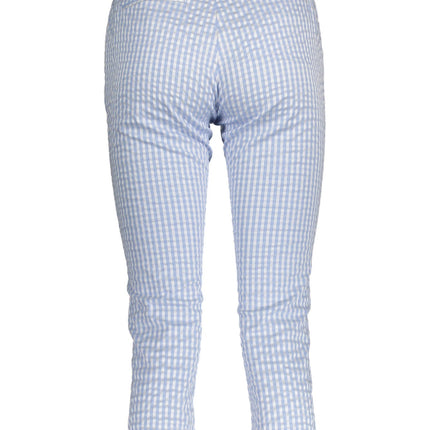 GANT Pinocchietto-Hose Damen – Hellblaue Sommerhose mit 4 Taschen | soulluna.de