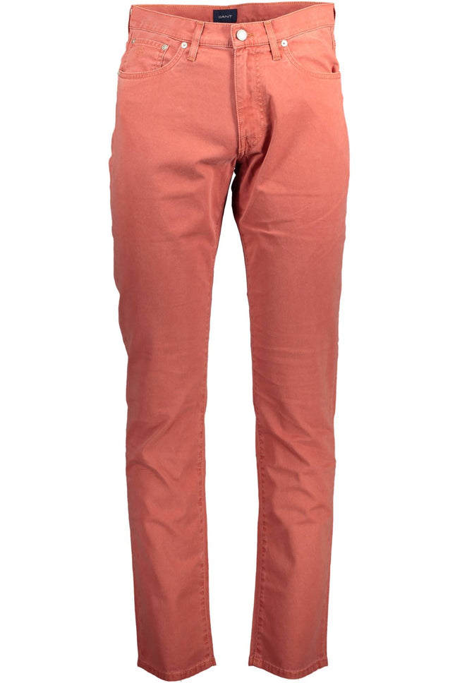 GANT Herrenhose Rot – Schmale Passform aus Bio-Baumwolle für Frühjahr/Sommer