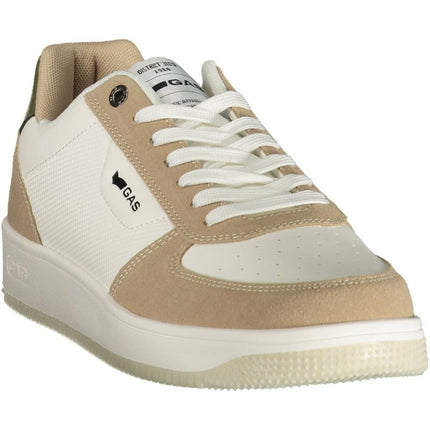 SEO. GAS Herren Sneaker – Sportschuh mit Schnürsenkeln, sportlich - Weiß Linkreich