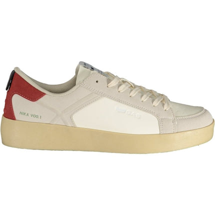 SEO. GAS Herren Sneaker – Sportschuh mit Schnürsenkeln, sportlich - Weiß Linkreich