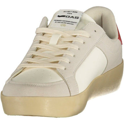 SEO. GAS Herren Sneaker – Sportschuh mit Schnürsenkeln, sportlich - Weiß Linkreich