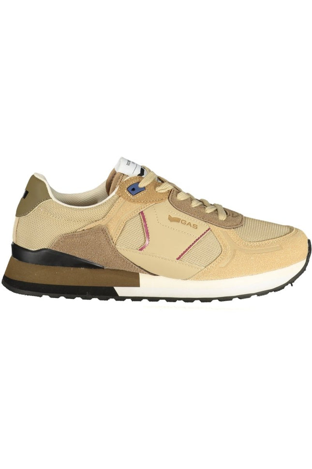 SEO. GAS Herren Sneaker – Sportschuh mit Schnürsenkeln, sportlich - Beige Linkreich