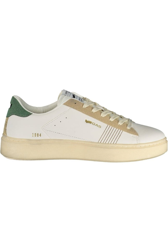 SEO. GAS Herren Sneaker – Sportschuh mit Schnürsenkeln, sportlich - Weiß Linkreich