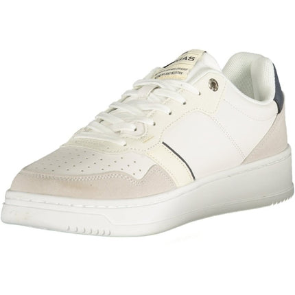 SEO. GAS Herren-Sportschuhe – Weiße Sneaker mit blauen Details für den Sommer - Weiß Linkreich