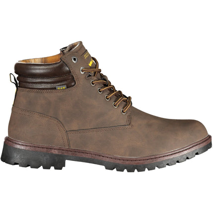 GAS Footwear Herrenstiefel Beige – Schnürstiefel für Herbst/Winter mit herausnehmbarem Fußbett
