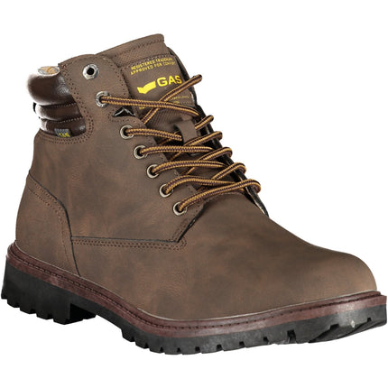 GAS Footwear Herrenstiefel Beige – Schnürstiefel für Herbst/Winter mit herausnehmbarem Fußbett