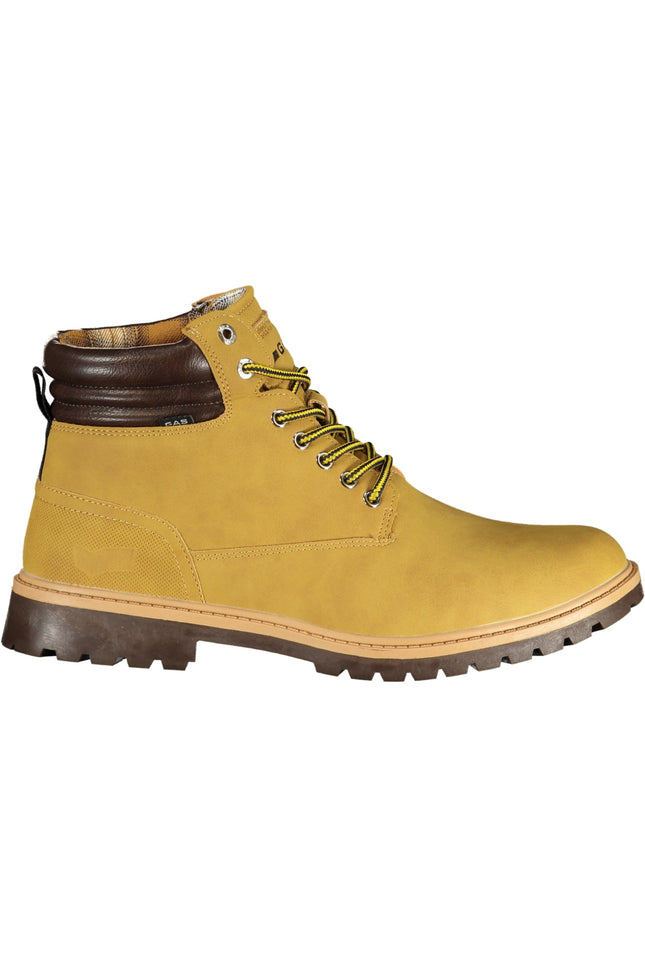 GAS Footwear Herrenstiefel Beige – Schnürstiefel für Herbst/Winter mit herausnehmbarem Fußbett