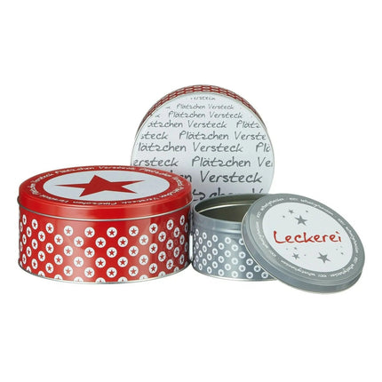 Gebäckdose 3er Set Stern Weihnachten Plätzchendose Metall Keksdose Stern (Gebäckdose) kaufen bei Linkreich – Jetzt entdecken!