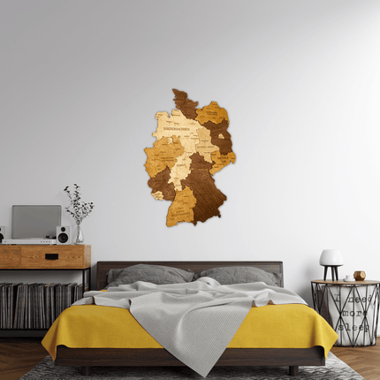 Germany 3D Wooden Map (3D Wooden Country Maps) kaufen bei Linkreich – Jetzt entdecken!