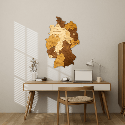 Germany 3D Wooden Map (3D Wooden Country Maps) kaufen bei Linkreich – Jetzt entdecken!