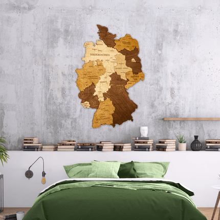 Germany 3D Wooden Map (3D Wooden Country Maps) kaufen bei Linkreich – Jetzt entdecken!