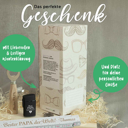 SEO. Geschenkset - "Bester Papa der Welt" - Linkreich