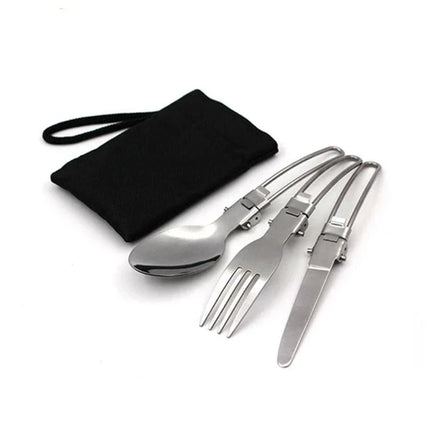 Campinggeschirr Set 3 Teile stapelbar grau