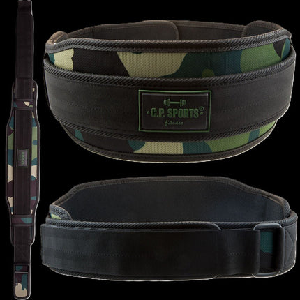 SEO. Gewichthebegürtel / Cross - Training - C.P. Sports - XS bis XL - T100 - Camo Olive Grün Linkreich