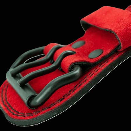 SEO. Gewichthebergürtel Amara Leder - Rot - C.P.Sports T4 - 5 - Extra Breit Linkreich