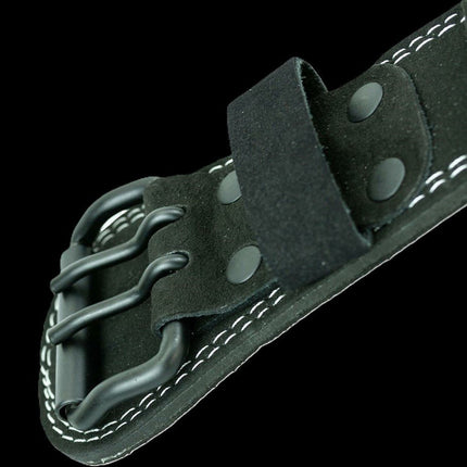 SEO. Gewichthebergürtel Amara Leder - Schwarz - C.P.Sports - T4 - 8 - Extra Breit Linkreich