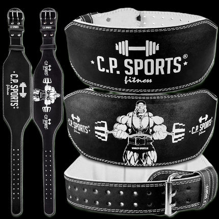 SEO. Gewichthebergürtel Leder - Extra Breit - Schwarz - C.P.Sports - T4 - 5 - C.P. Sports Linkreich
