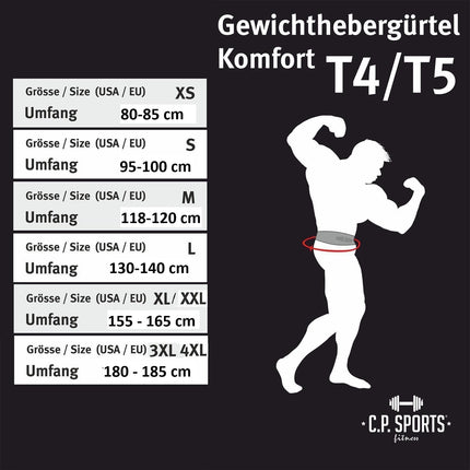 SEO. Gewichthebergürtel Leder - Extra Breit - Schwarz - C.P.Sports - T4 - 5 - C.P. Sports Linkreich