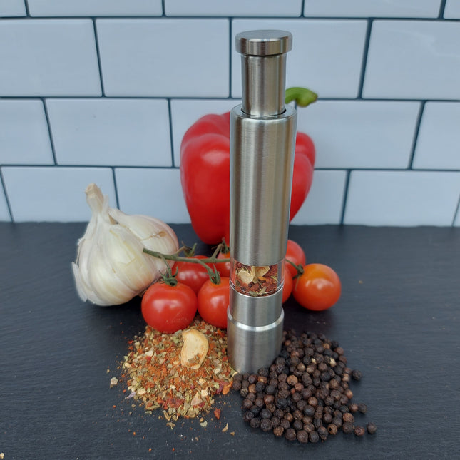 Gewürzmühle Edelstahl für Grill & BBQ – Perfekt für Steak & Gewürze