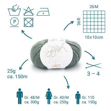 GGH Lacy |  009 - Grüngrau