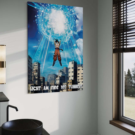 Ghetto Genkidama x SHADOW030 - Dragon Ball - Anime Leinwandbild (Canvas) kaufen bei Linkreich – Jetzt entdecken!