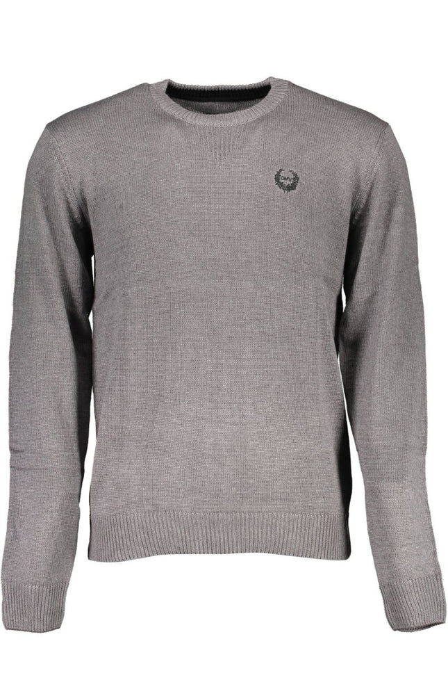 SEO. GIAN MARCO VENTURI Grauer Pullover Herren – Warme Strickjacke für Herbst/Winter - Grau Linkreich
