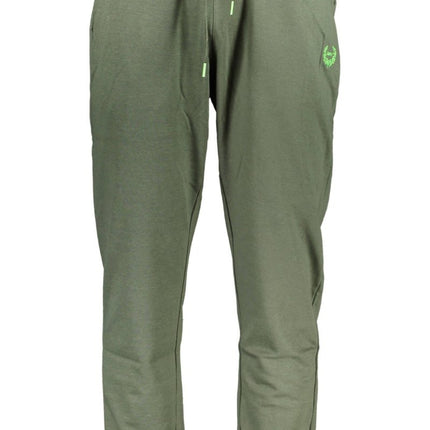 SEO. Gian Marco Venturi Jogginghose Herren – Grüne Freizeithose mit elastischem Bund - Grün Linkreich