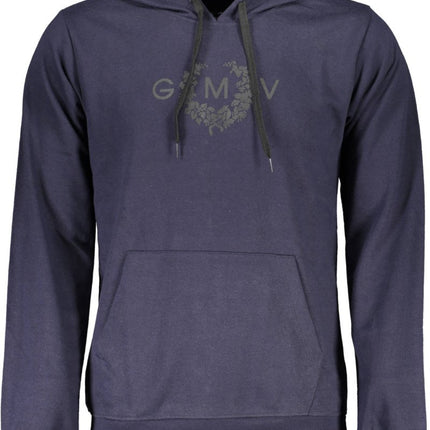 SEO. Gian Marco Venturi Sweatshirt Herren Blau – Kapuzenpullover für Frühjahr/Sommer - Blau Linkreich