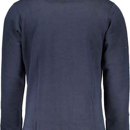SEO. GIAN MARCO VENTURI Sweatshirt Herren Blau Mit Reißverschluss – Warmes Langarm - Sweatshirt - Schwarz Linkreich