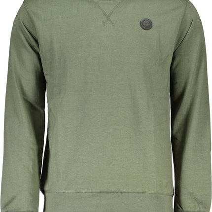 SEO. Gian Marco Venturi Sweatshirt Herren Grün – Rundle Bequem für Frühjahr/Sommer - Grün Linkreich