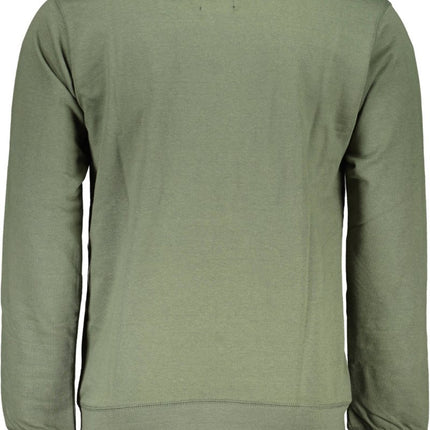 SEO. Gian Marco Venturi Sweatshirt Herren Grün – Rundle Bequem für Frühjahr/Sommer - Grün Linkreich