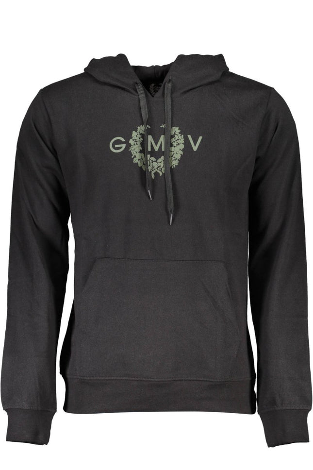 SEO. Gian Marco Venturi Sweatshirt Herren – Kapuzenpullover aus Baumwolle für Frühjahr/Sommer - Schwarz Linkreich