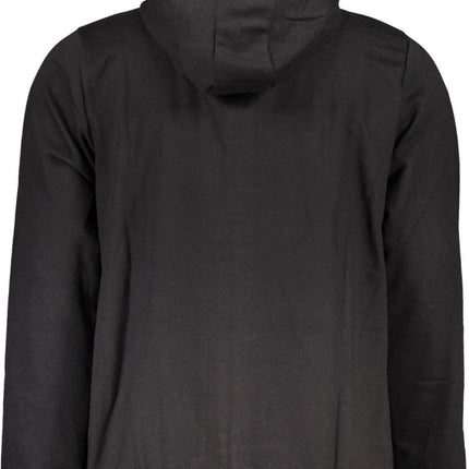 SEO. Gian Marco Venturi Sweatshirt Herren mit Reißverschluss – Kapuzenpullover Schwarz - Schwarz Linkreich