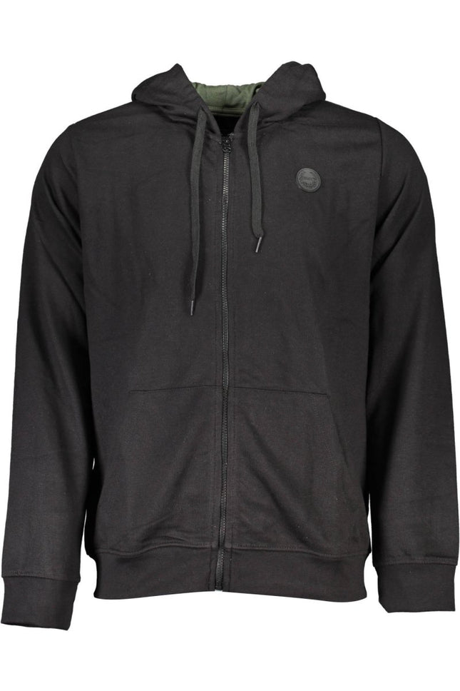 SEO. Gian Marco Venturi Sweatshirt Herren mit Reißverschluss – Kapuzenpullover Schwarz - Schwarz Linkreich